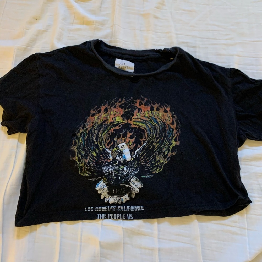 The People Vs Vintage Crop Top T-Shirt
